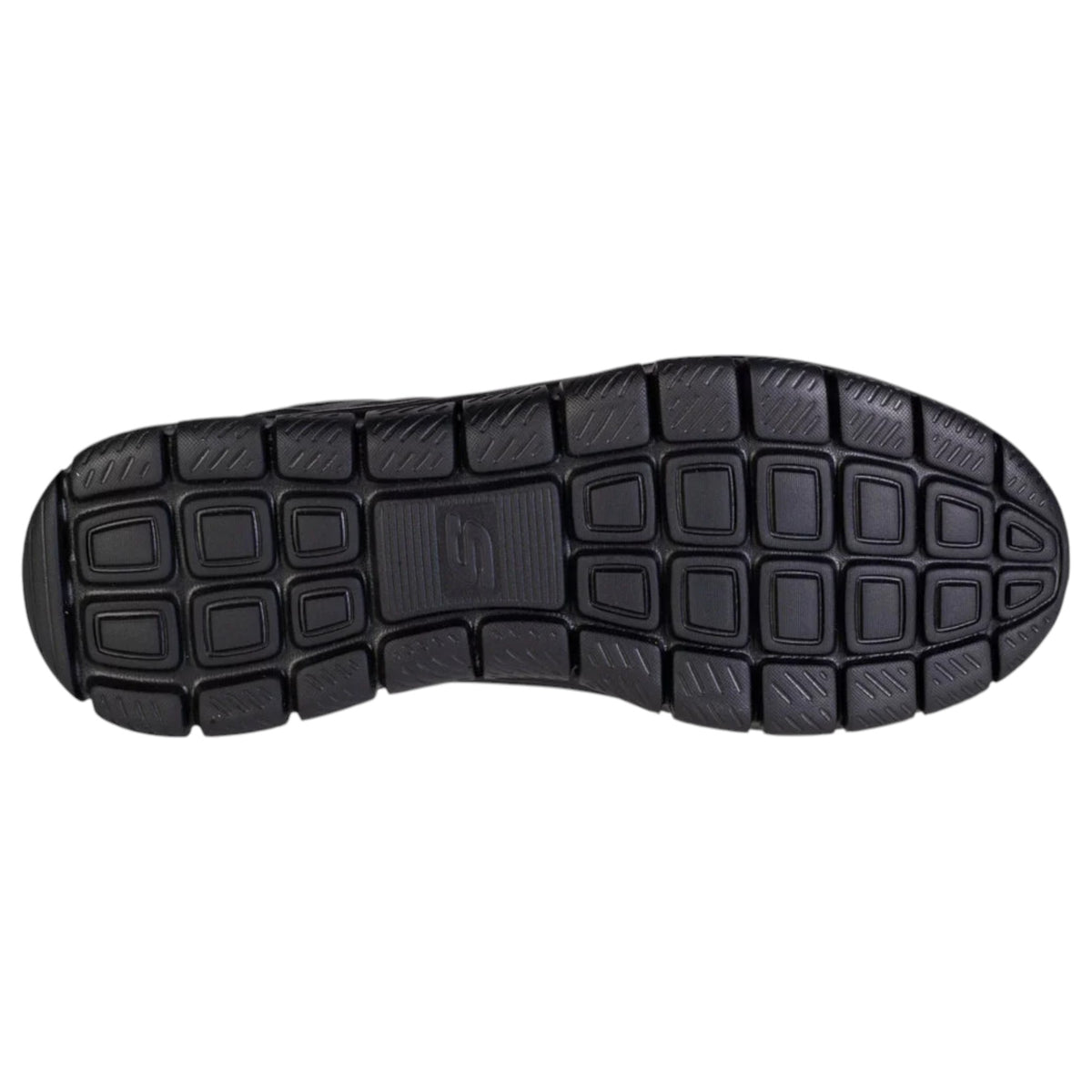 Mens Skechers Track Broader Shoes Black