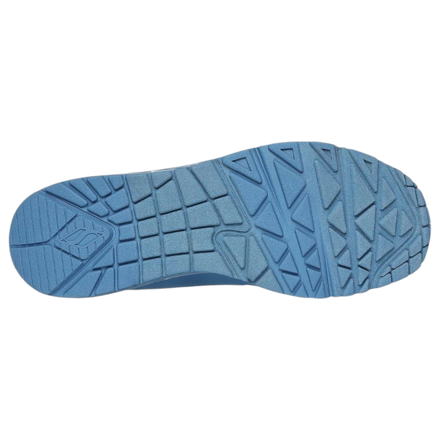 Mens Skechers Uno - Stand On Air Shoes Light Denim