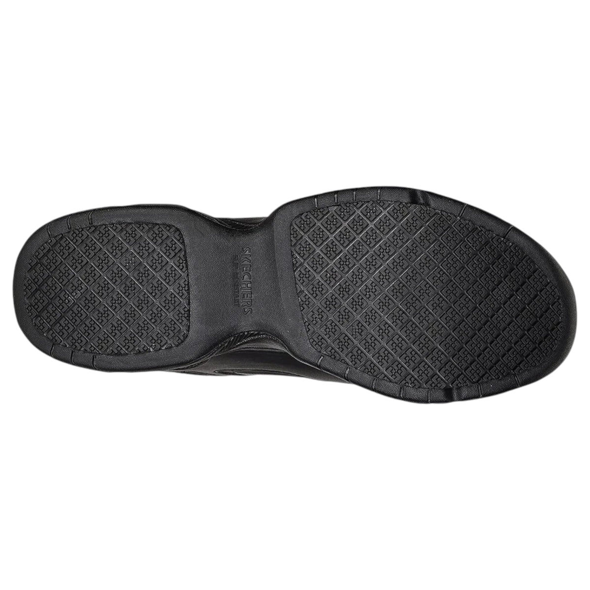 Mens Skechers Work: Dighton - Rolind Slip Resistant Wide Fit Shoes Black