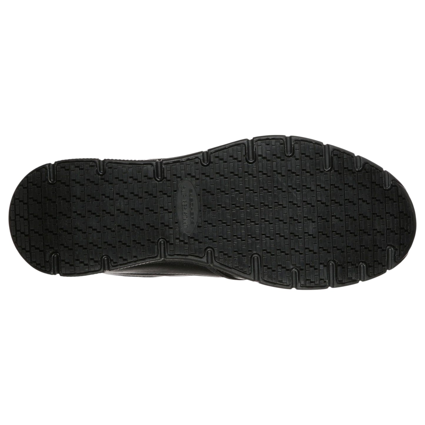 Mens Skechers Work Relaxed Fit: Nampa - Groton Slip Resistant Shoes Black