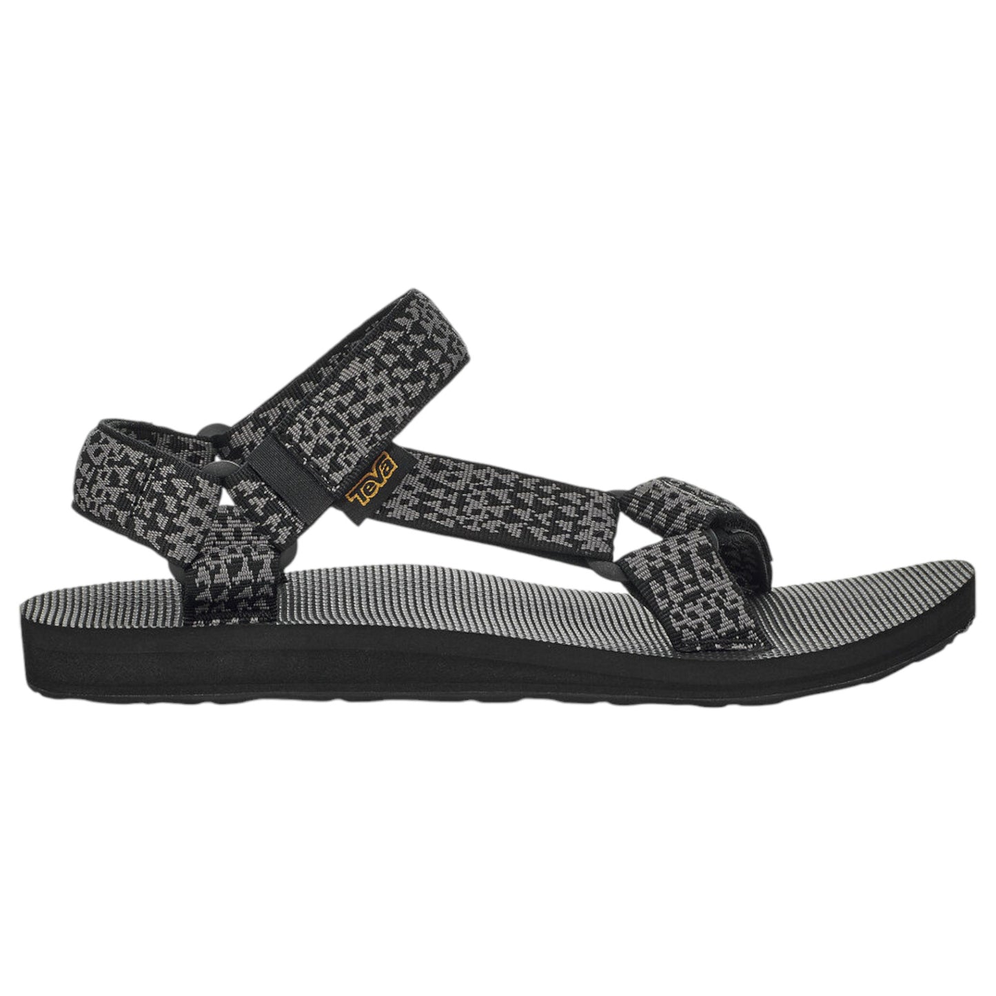 Mens Teva Original Universal Sandals Etching Black