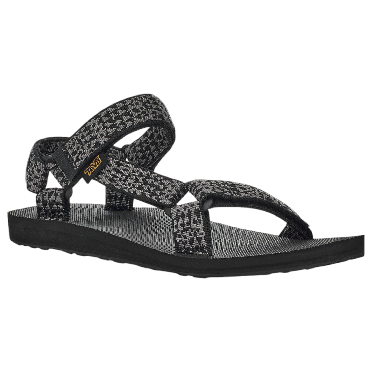 Mens Teva Original Universal Sandals Etching Black