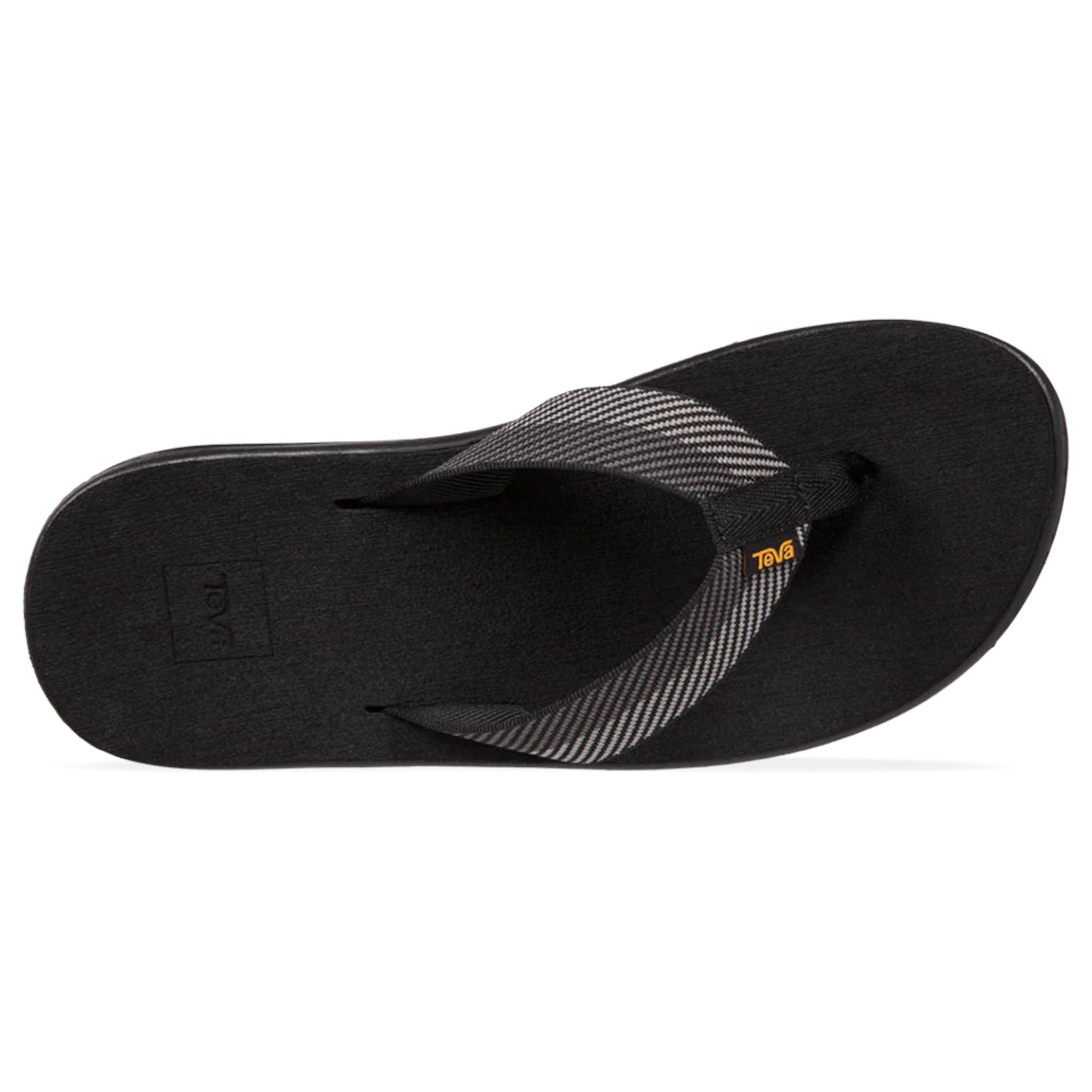 Mens Teva Voya Flip Thongs Black/Grey