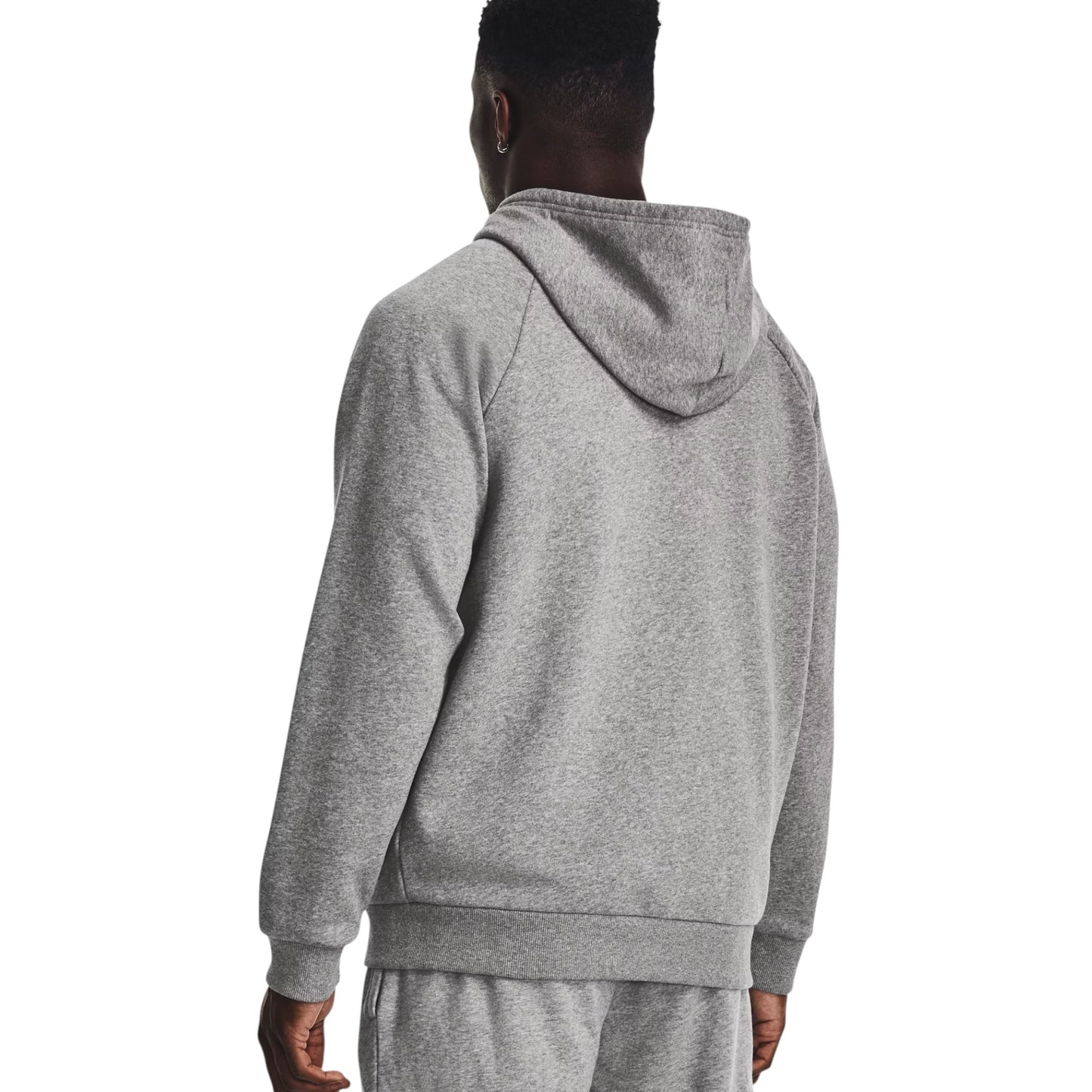 Mens Under Armour Rival Terry Full Zip Jacket Grey