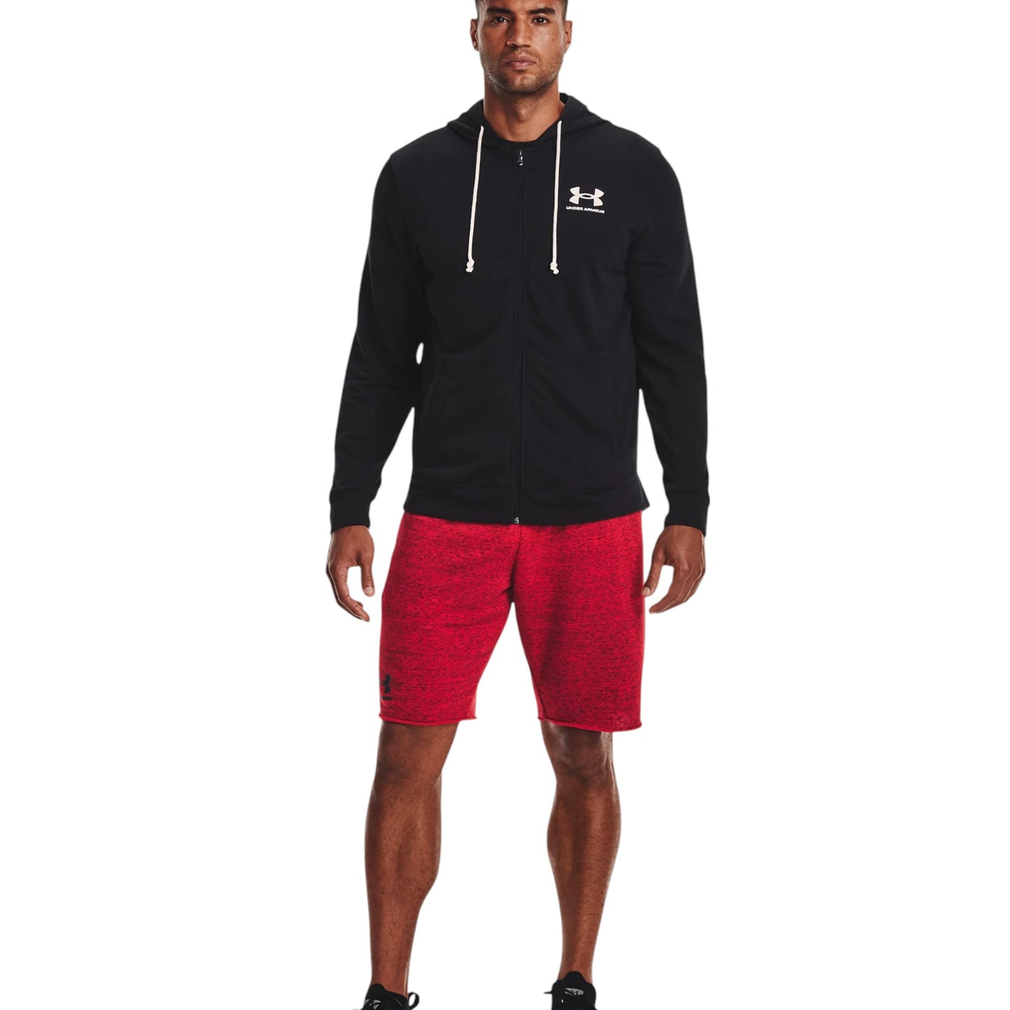 Mens Under Armour Rival Terry Full Zip Jacket Jacket Black