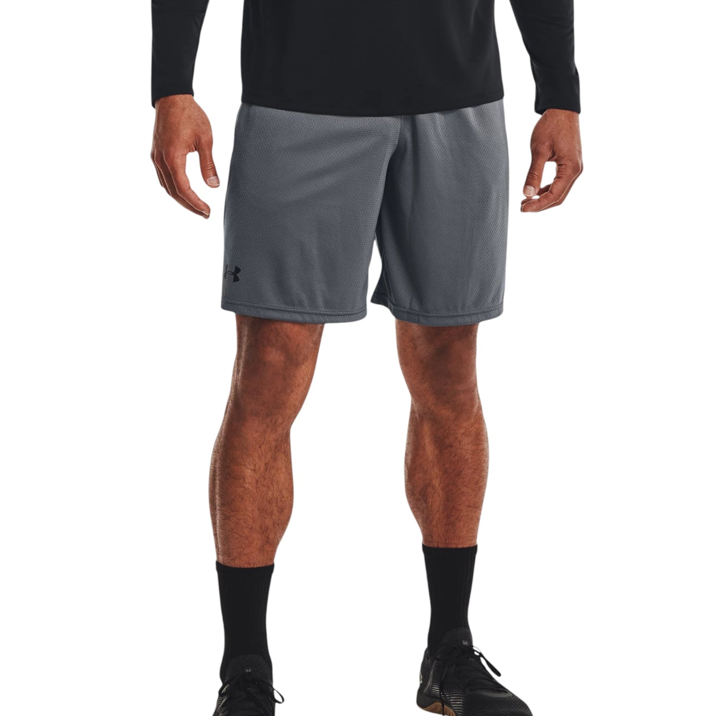 Mens Under Armour Tech Mesh Shorts Pitch Gray