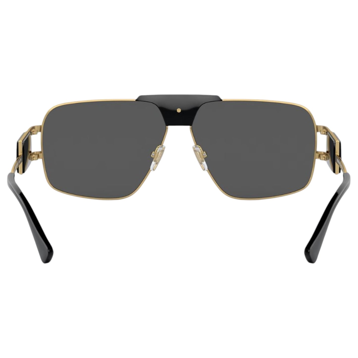 Mens Versace VE2251 Sunglasses Black Gold/Dark Grey