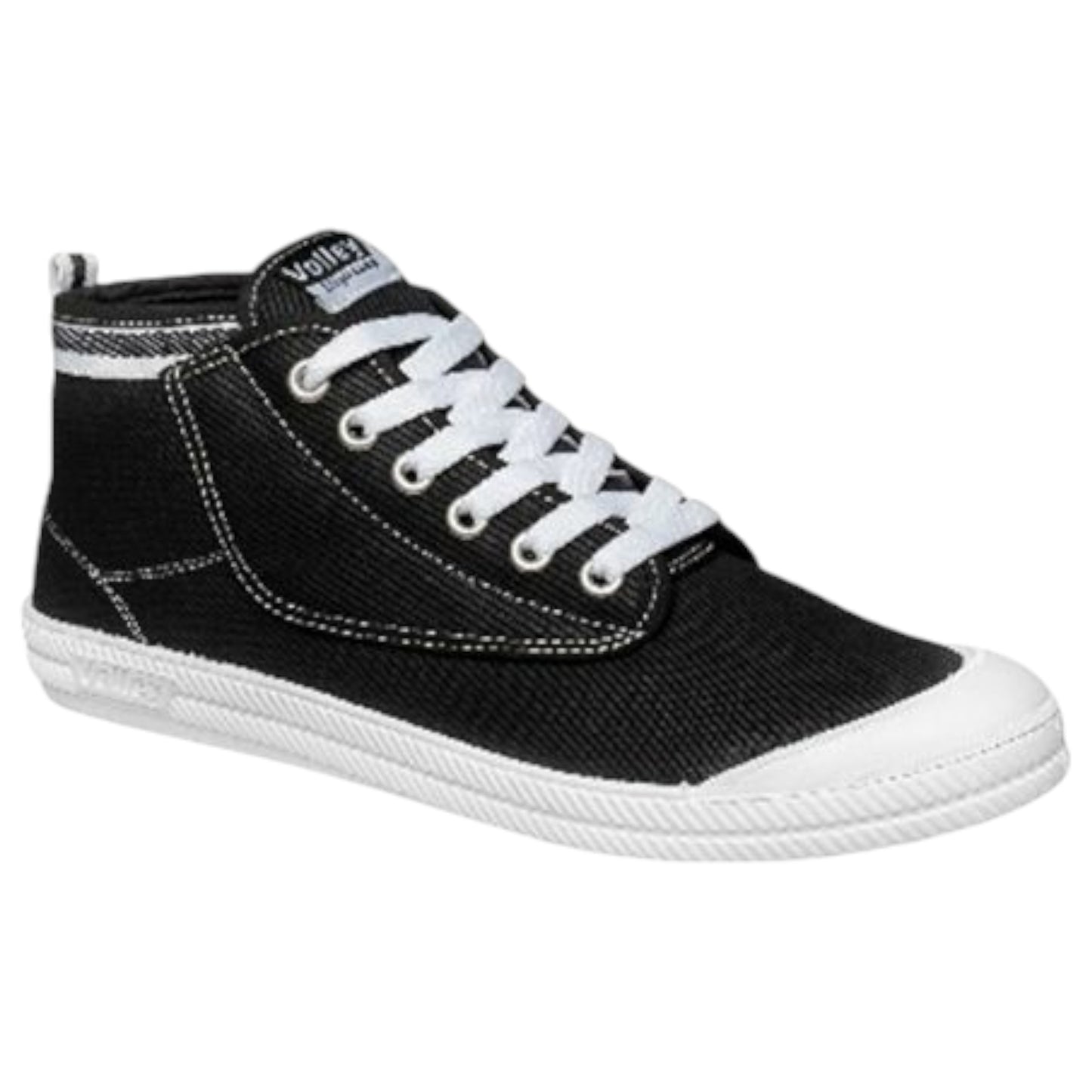 Mens Volley Hi Leap Shoes Black / White