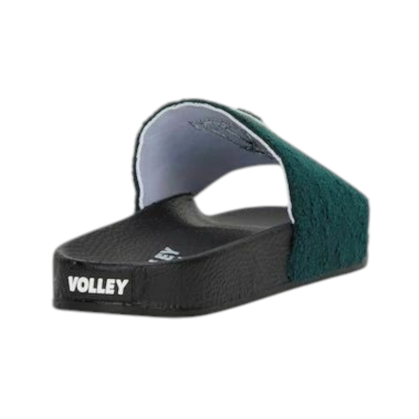 Mens Volley Pool Slides Green/White