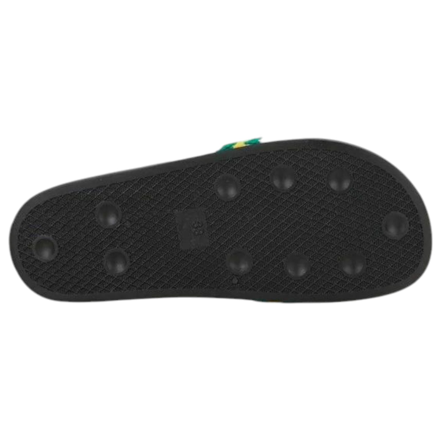 Mens Volley Pool Slides White/Green/Gold