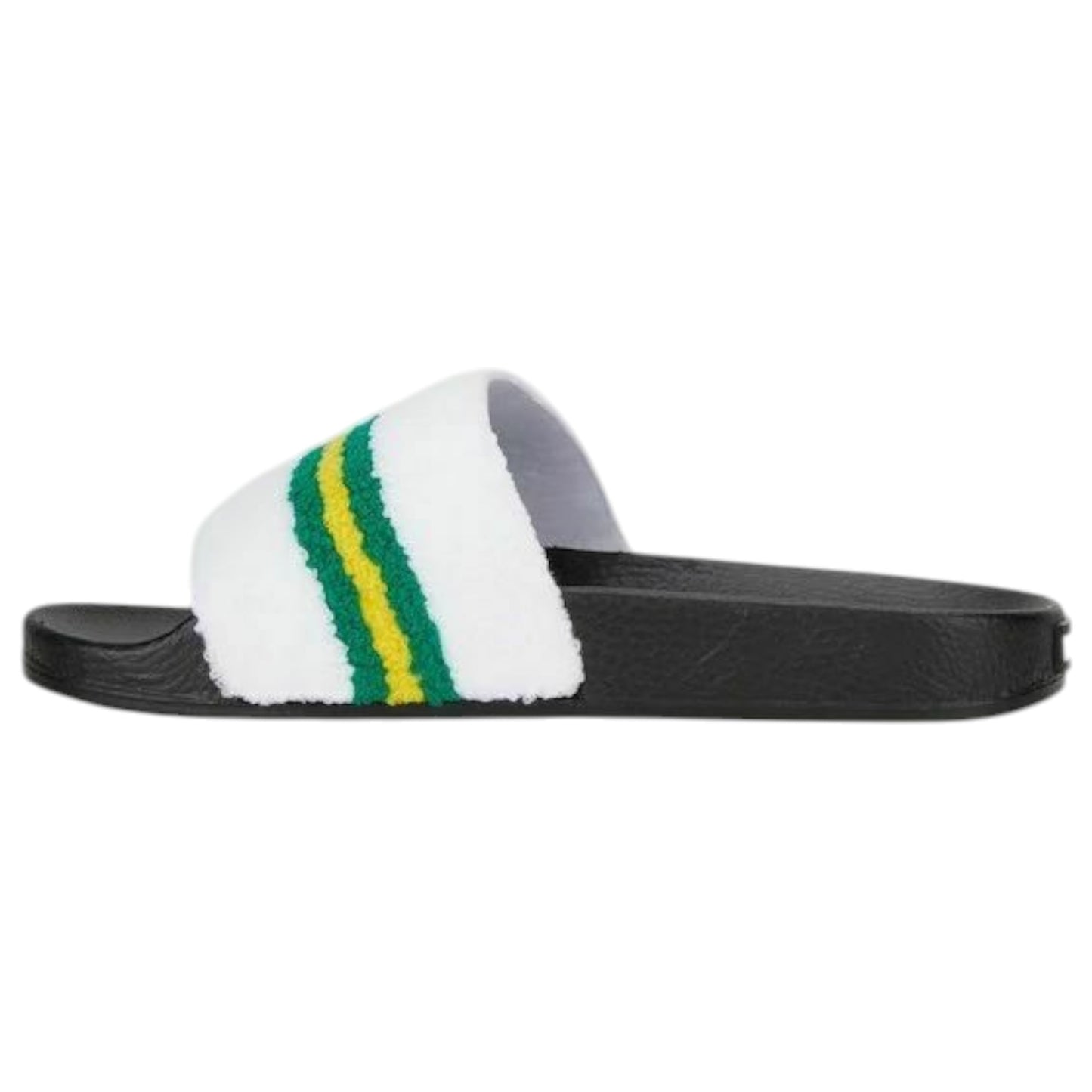 Mens Volley Pool Slides White/Green/Gold