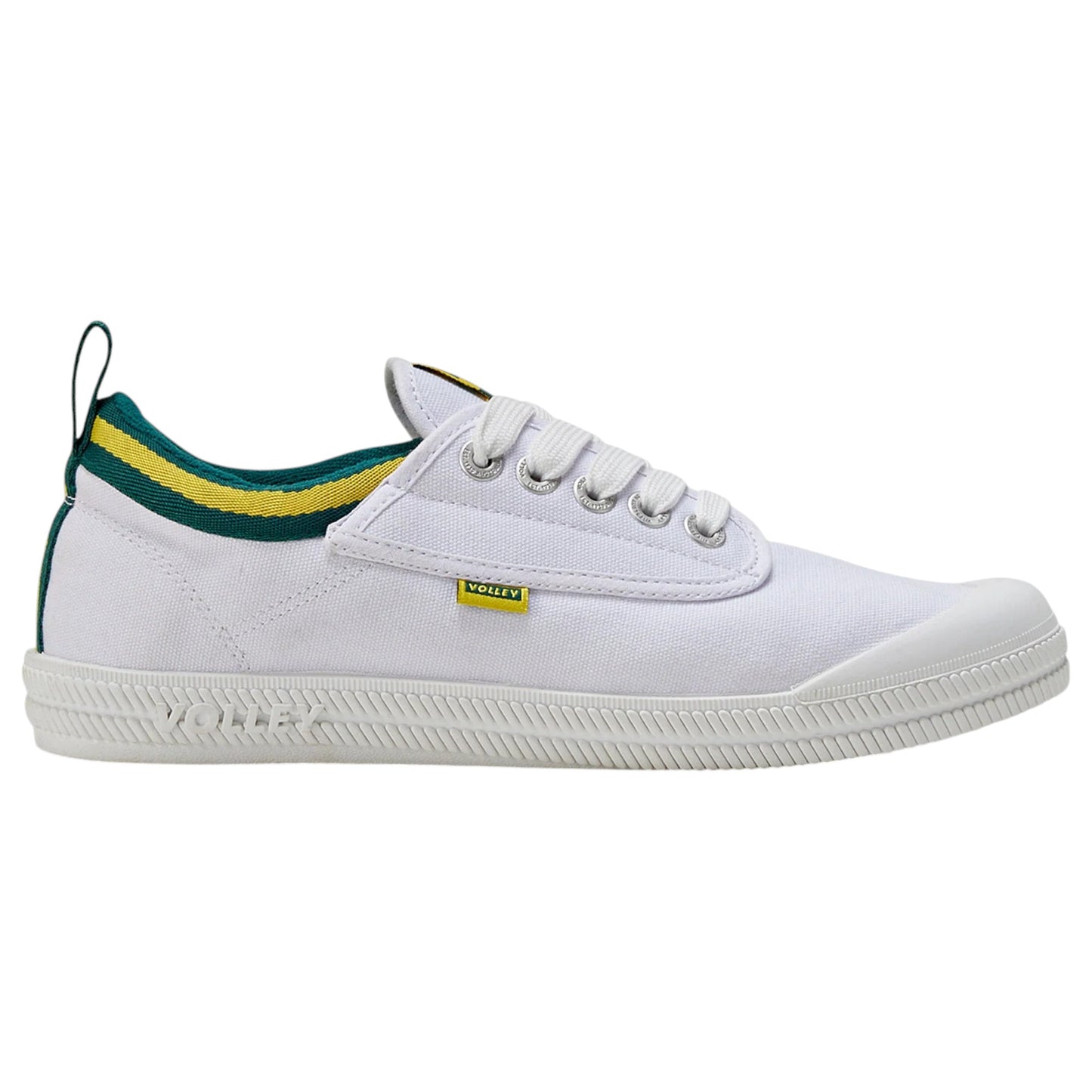 Mens Volley International Low Shoes White / Green / Gold