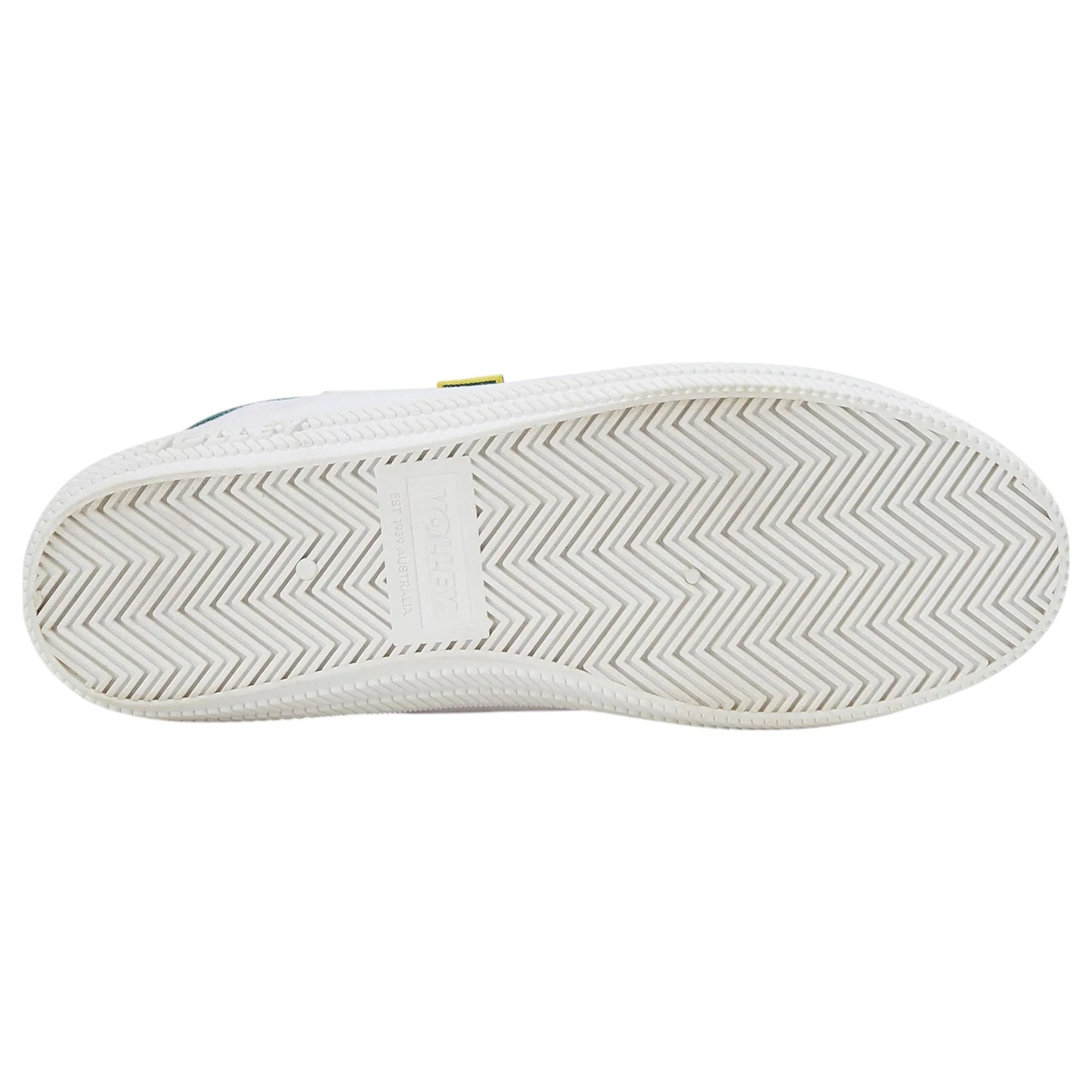 Mens Volley International Low Shoes White / Green / Gold