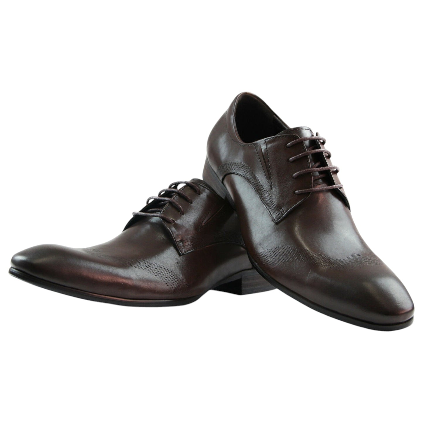 Mens Zasel Peter Shoes Dark Brown