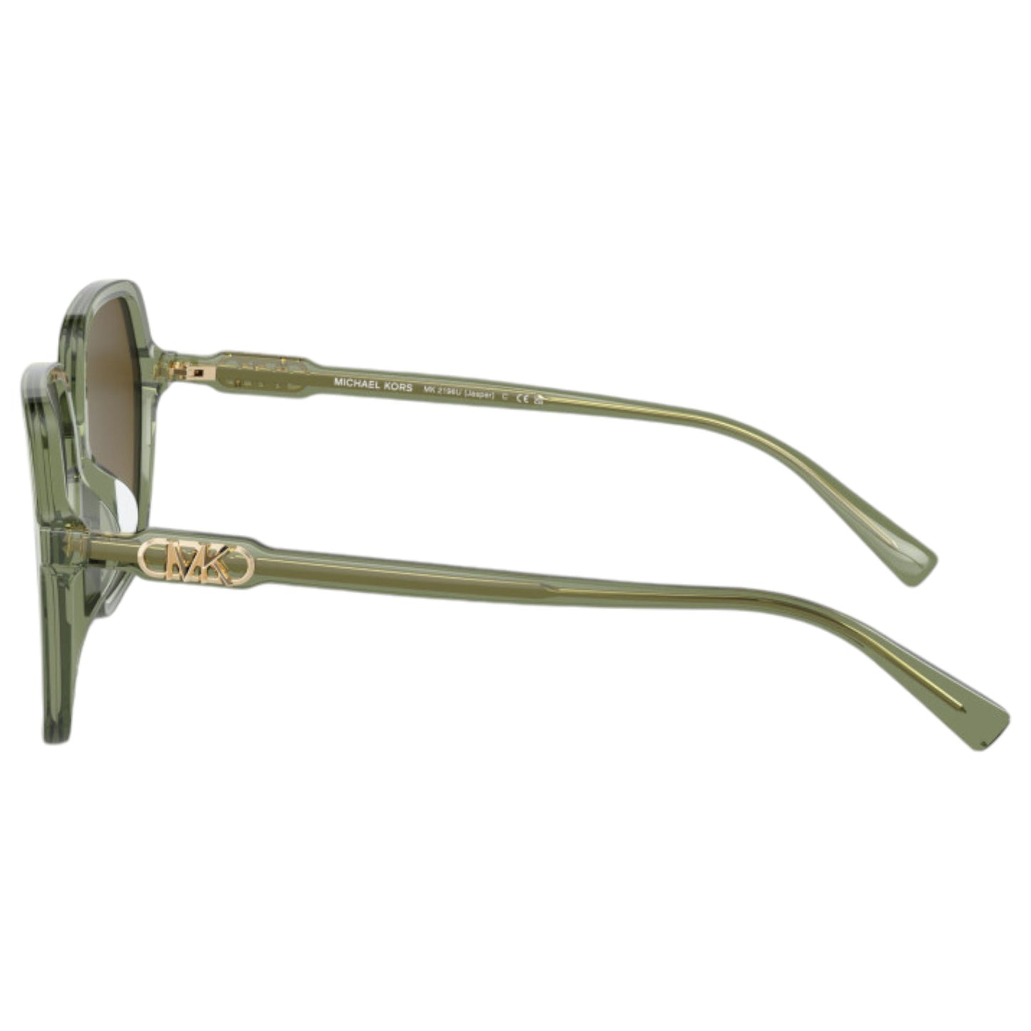 Womens Michael Kors Jasper MK2196U Sunglasses Green Transparent/Green