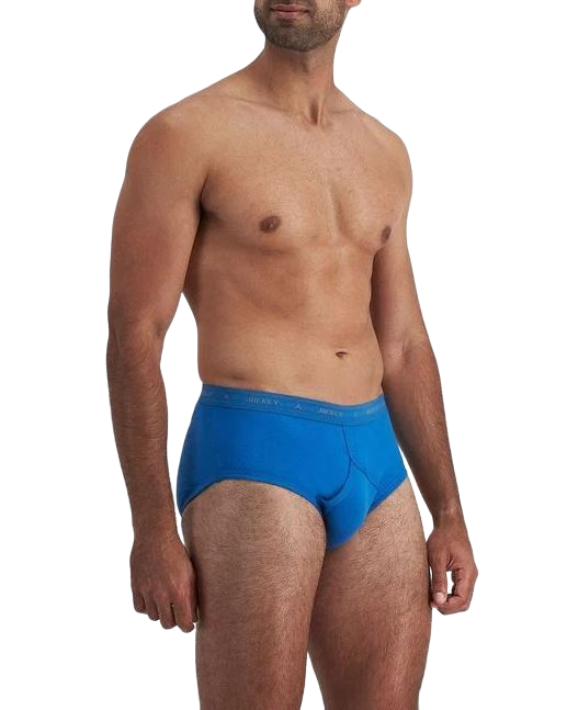 6 Pack Mens Jockey Hipster Y-Front Briefs Underwear Blue