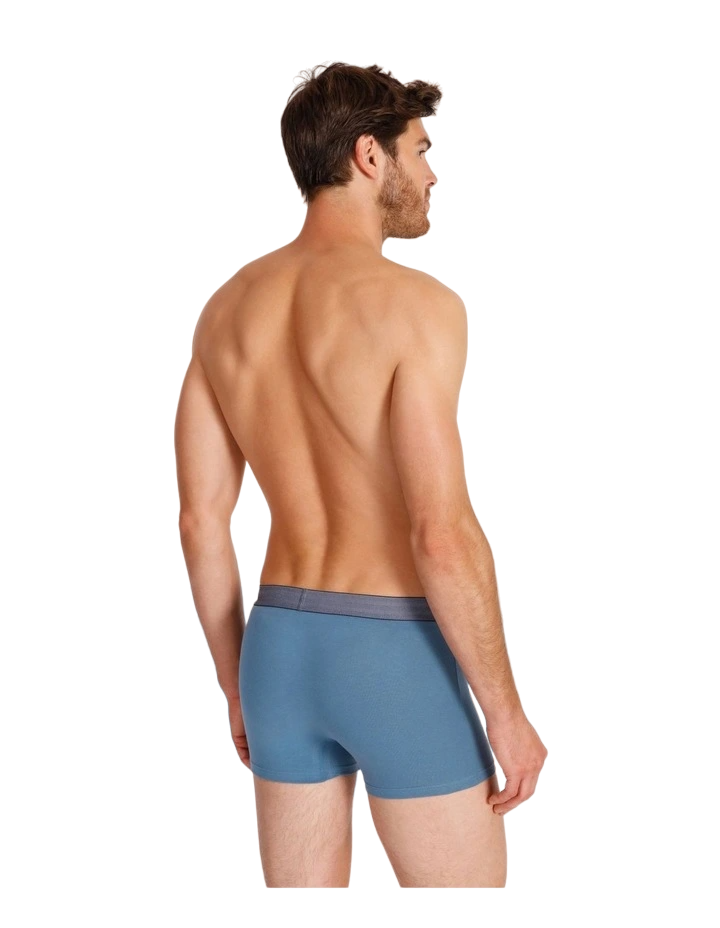 3 Pack Mens Jockey Comfort Classics Trunks Underwear Blue