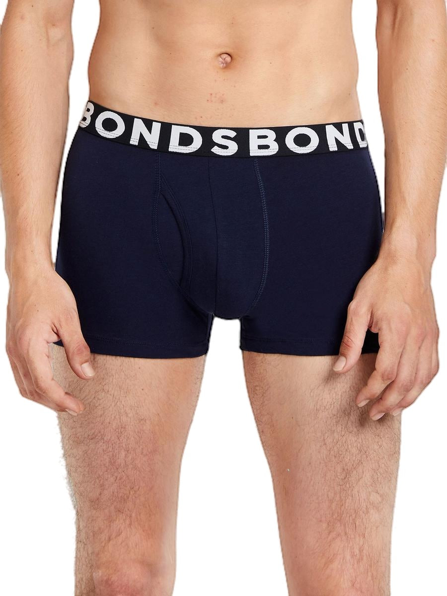 Mens Bonds Everyday Trunks Underwear Navy