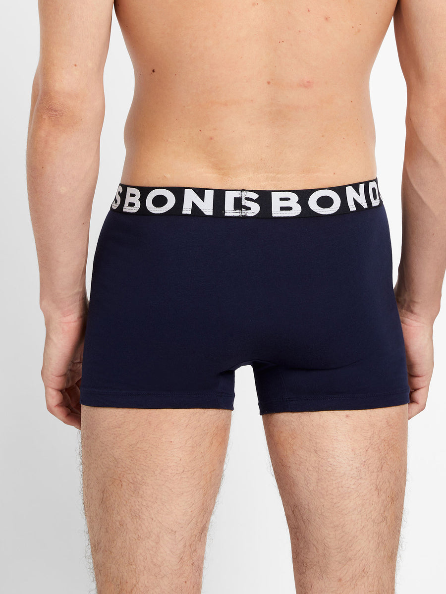 Mens Bonds Everyday Trunks Underwear Navy