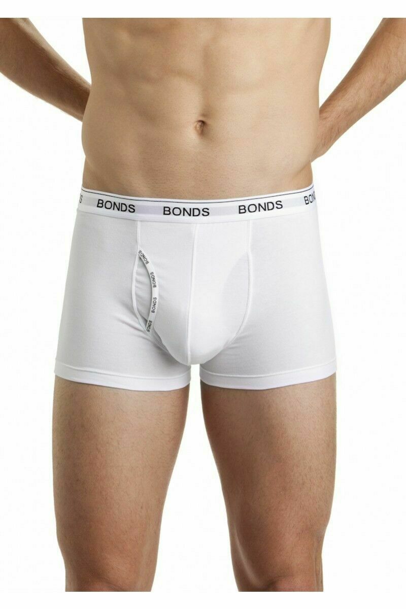 6 Pack Mens Bonds Guyfront Trunks Underwear Navy /Red /White /Grey Stripe