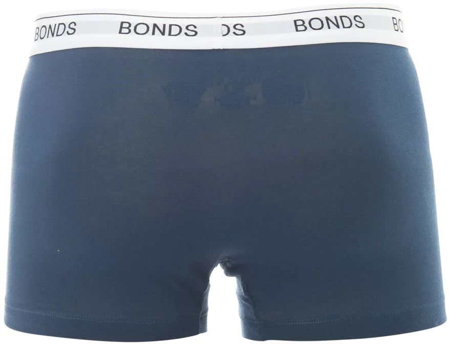3 Pack Mens Bonds Guyfront Trunks Underwear Navy