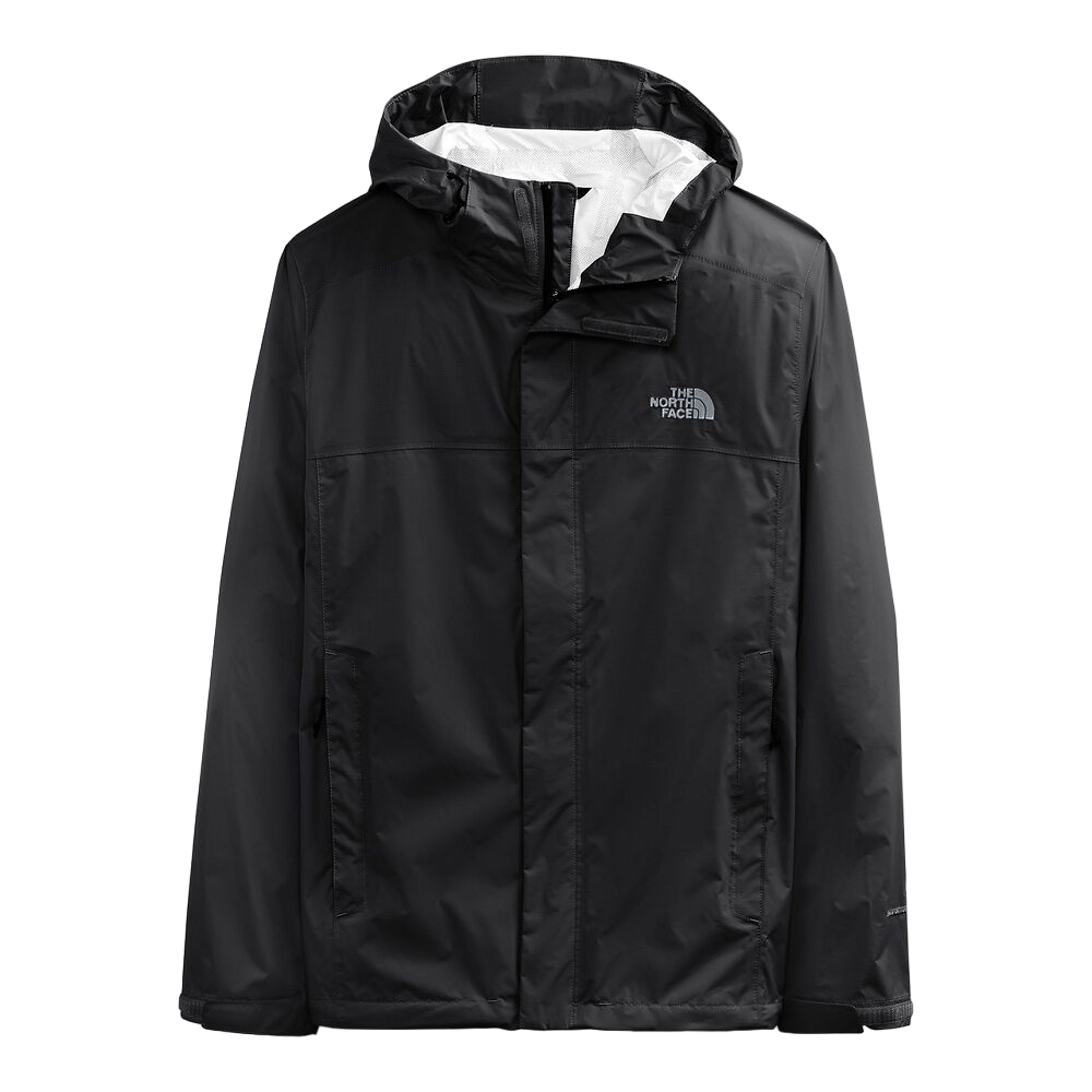 Mens The North Face Venture 2 Jacket TNF Black / TNF Black / Mid Grey