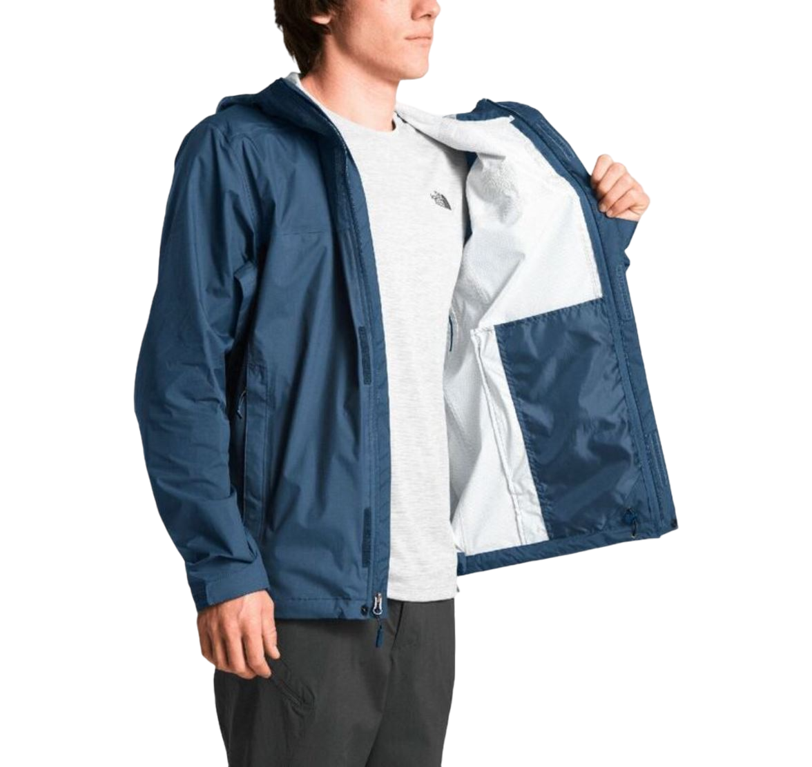 Mens The North Face Venture 2 Jacket Shady Blue