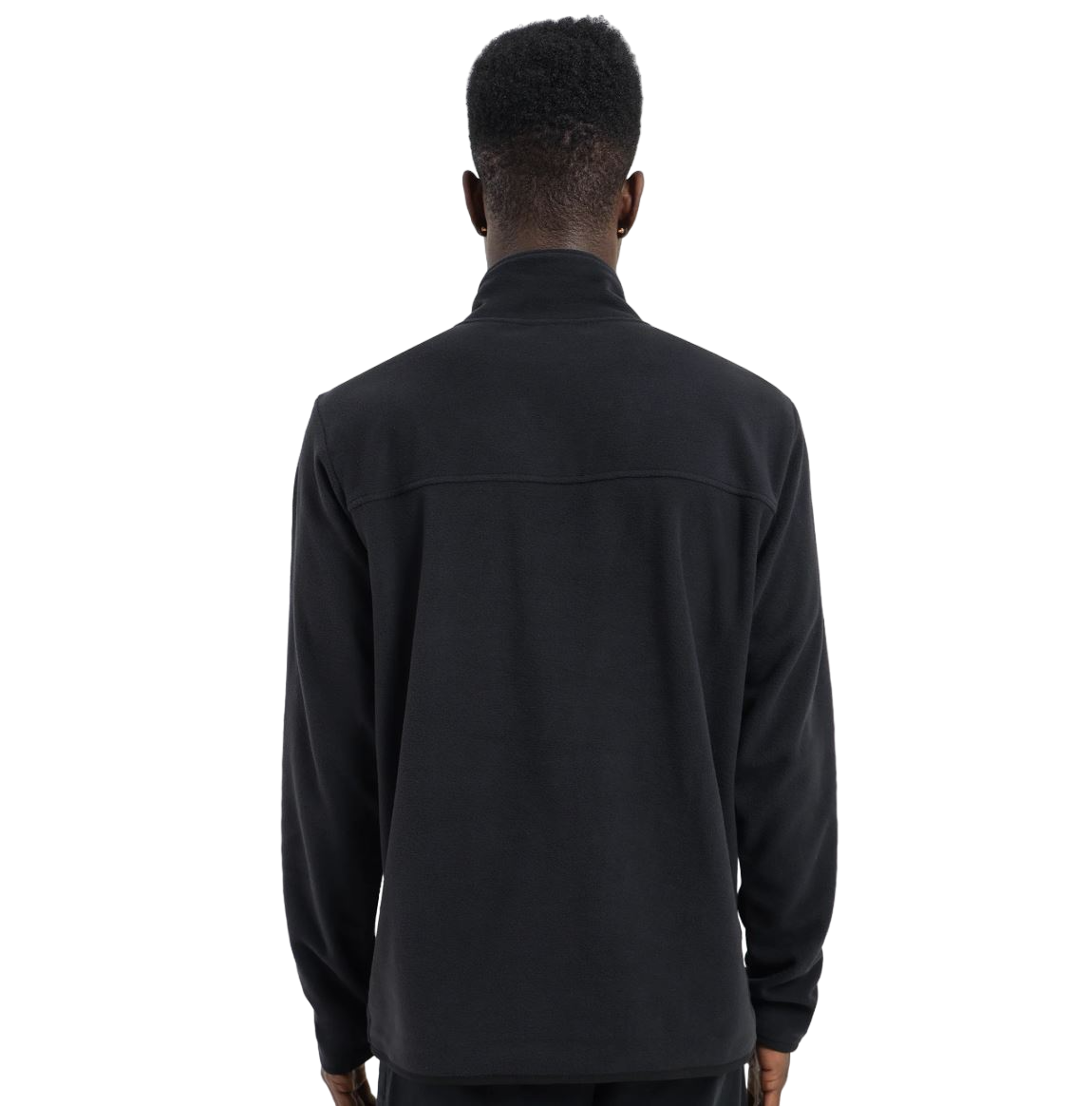 Mens The North Face TKA Glacier Full Zip Jacket Black