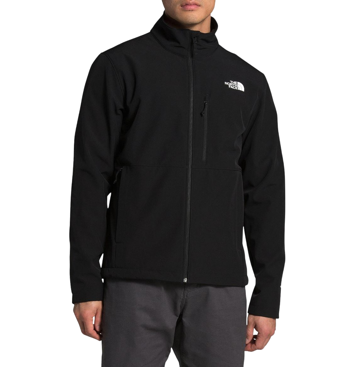 Mens The North Face Apex Bionic Full Zip Jacket Black
