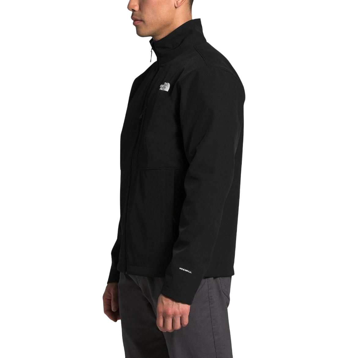 Mens The North Face Apex Bionic Full Zip Jacket Black