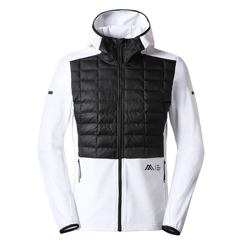 Mens The North Face Lab Hybrid Thermoball Jacket Hooded Hoodie Black/ White