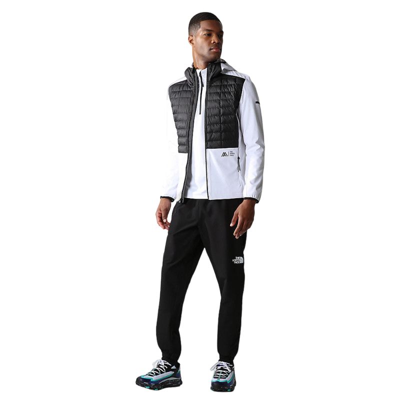 Mens The North Face Lab Hybrid Thermoball Jacket Hooded Hoodie Black/ White