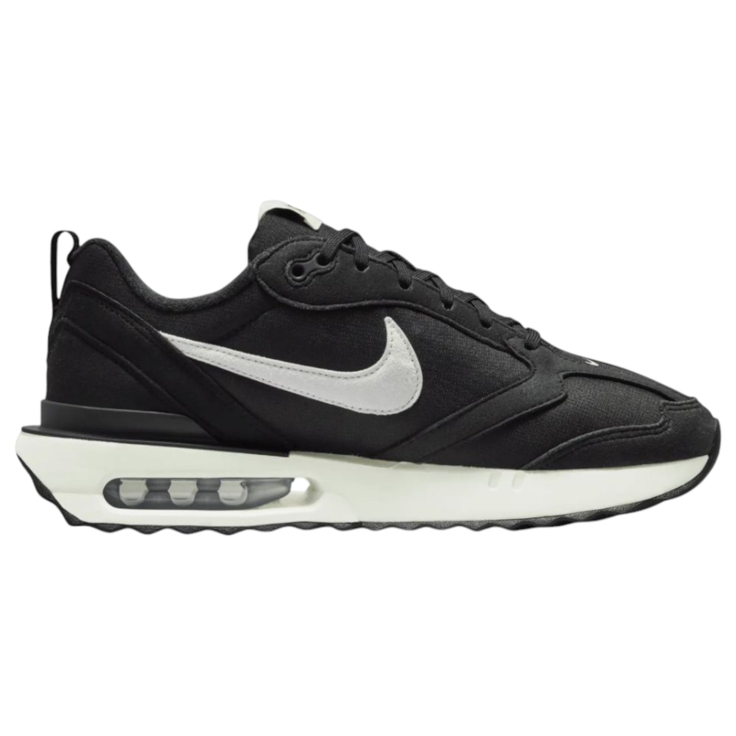 Womens Nike Air Max Dawn Shoes Black/Summit White