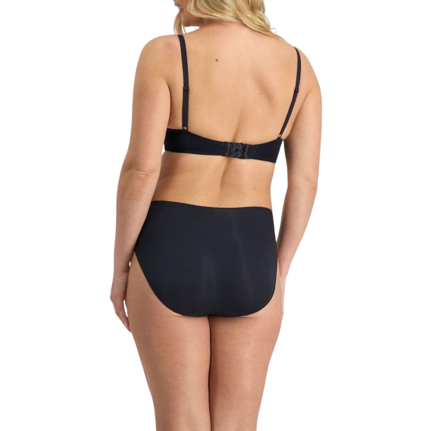 Womens Jockey No Panty Line Promise Hi Cut Underwear Black