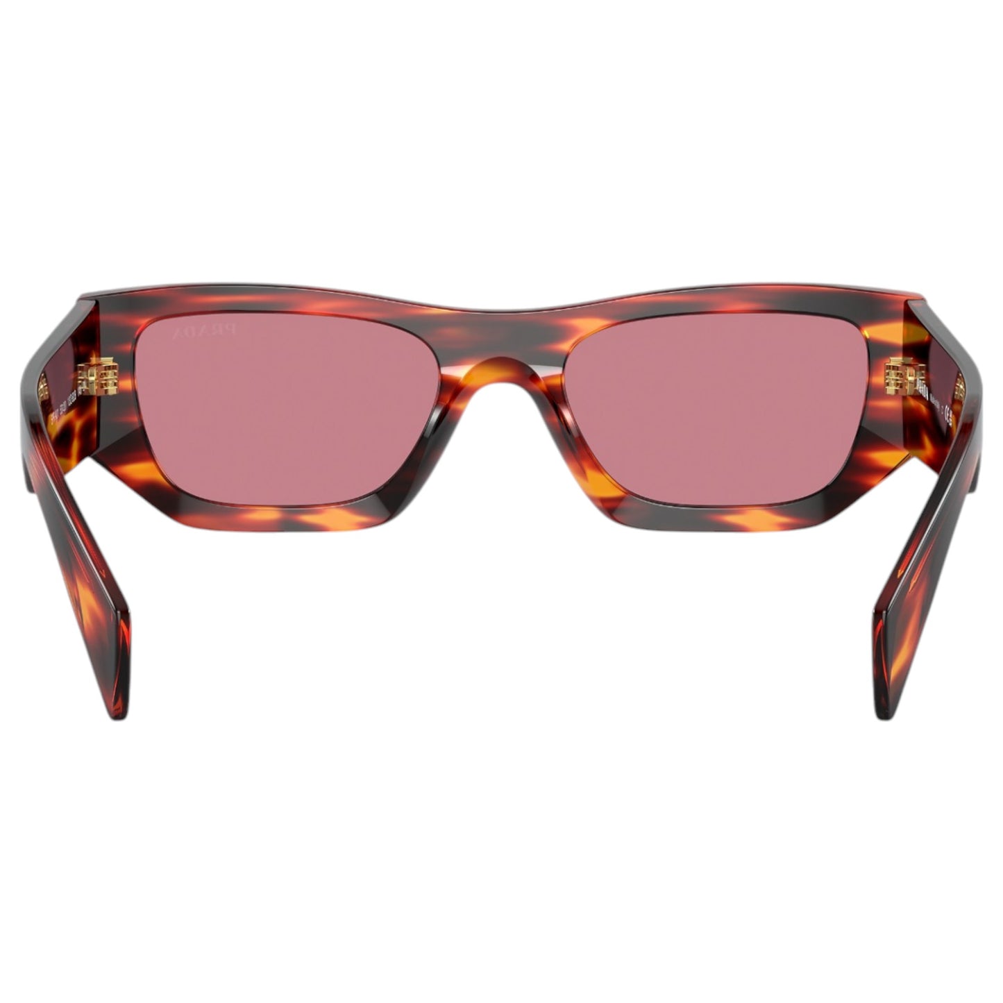 Womens Prada PRA01S Sunglasses Havana Red/Dark Violet