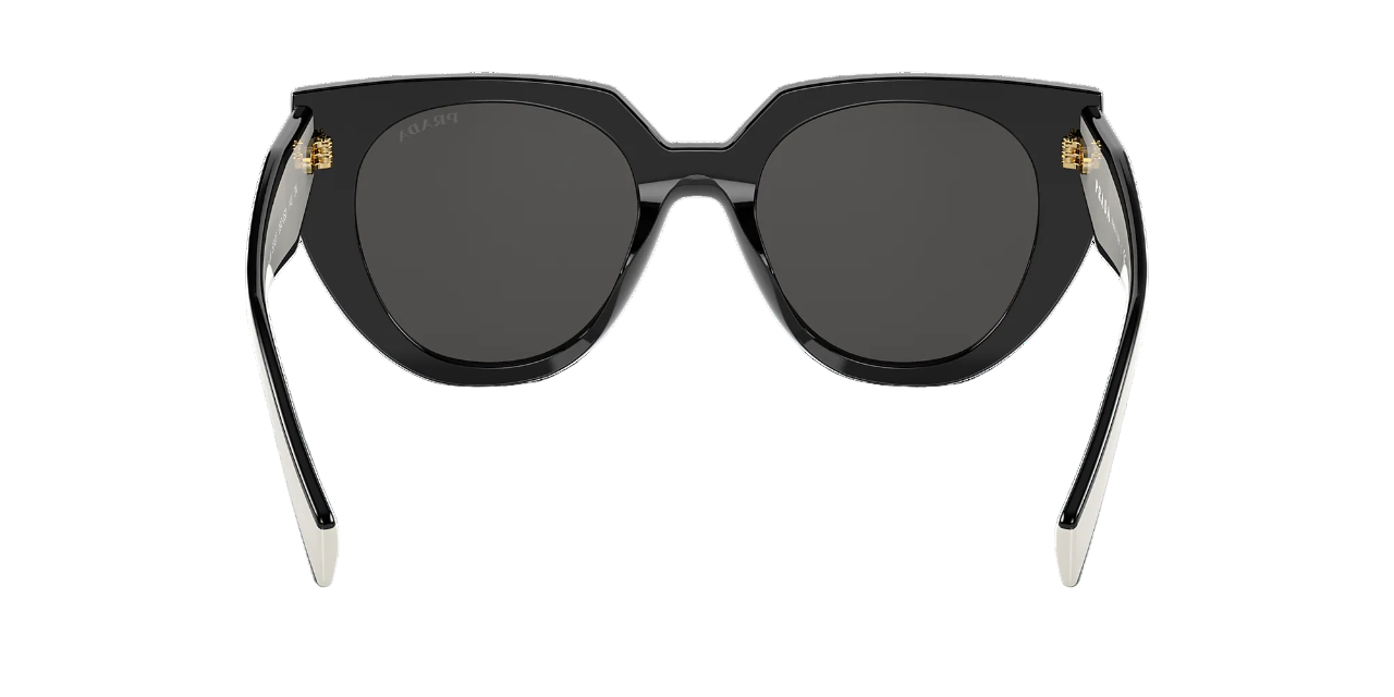 Womens Prada PR14WS Sunglasses Black/Dark Grey