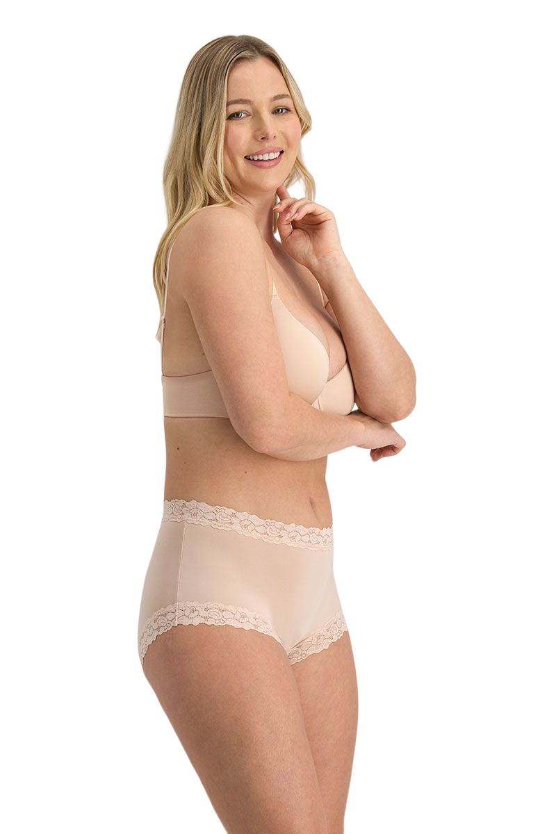 Womens Jockey Parisienne Classic Full Briefs Underwear Dusk