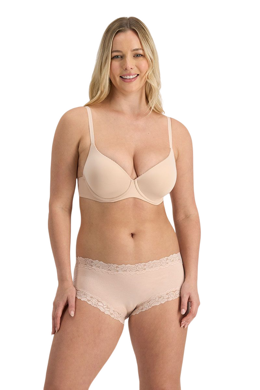 Womens Jockey Parisienne Cotton Boyleg Briefs Underwear Dusk