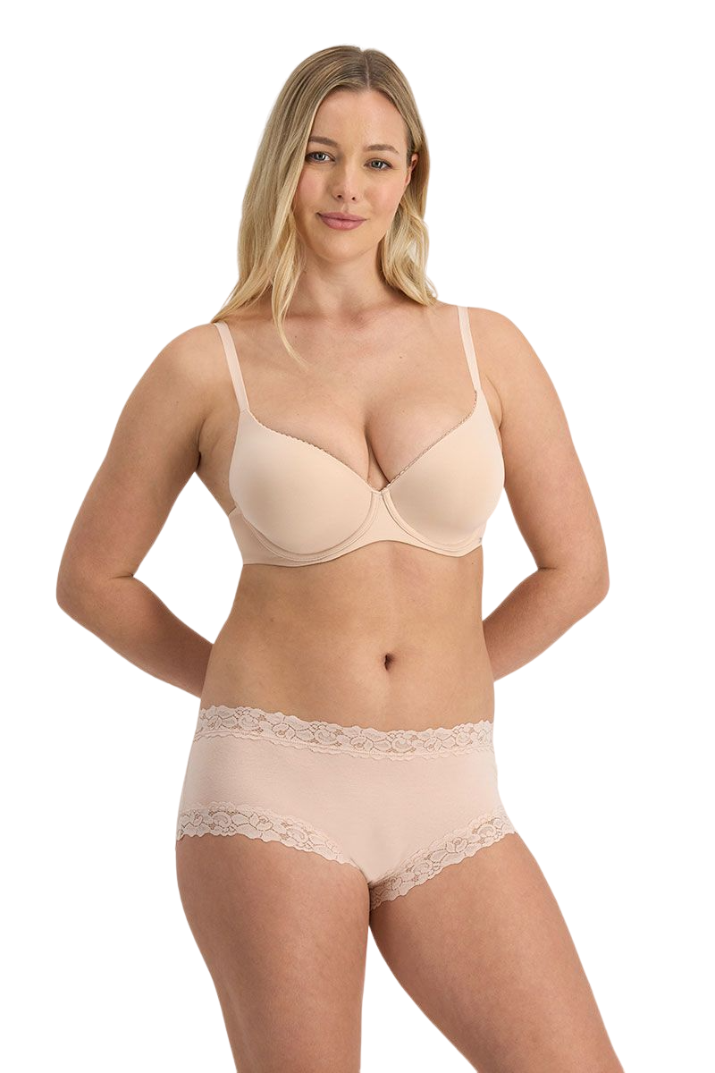 Womens Jockey Parisienne Cotton Boyleg Briefs Underwear Dusk