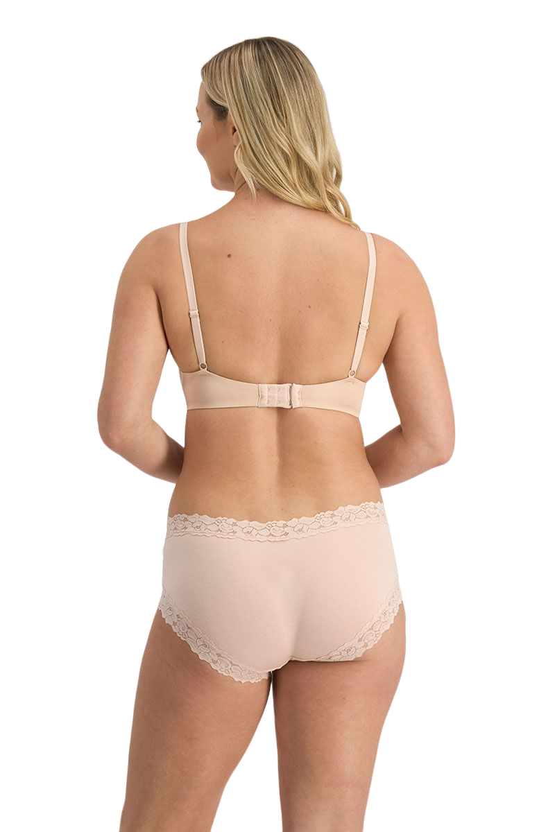 Womens Jockey Parisienne Cotton Boyleg Briefs Underwear Dusk
