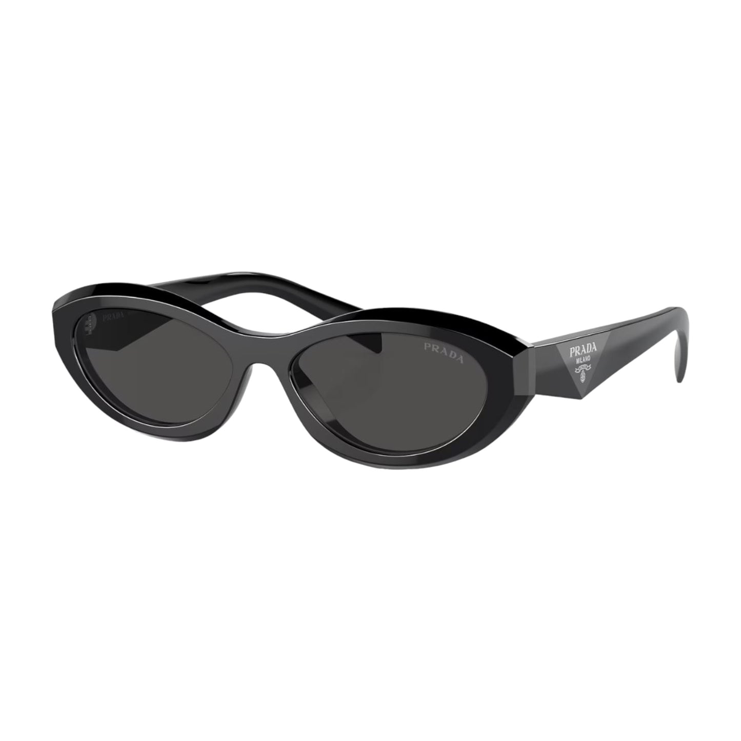 Womens Prada PR26ZS Sunglasses Black/Dark Grey