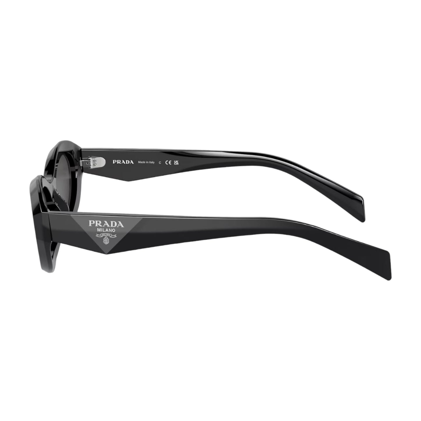 Womens Prada PR26ZS Sunglasses Black/Dark Grey
