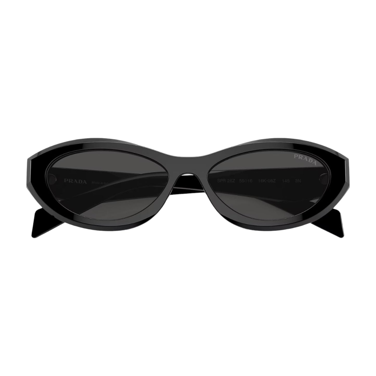 Womens Prada PR26ZS Sunglasses Black/Dark Grey