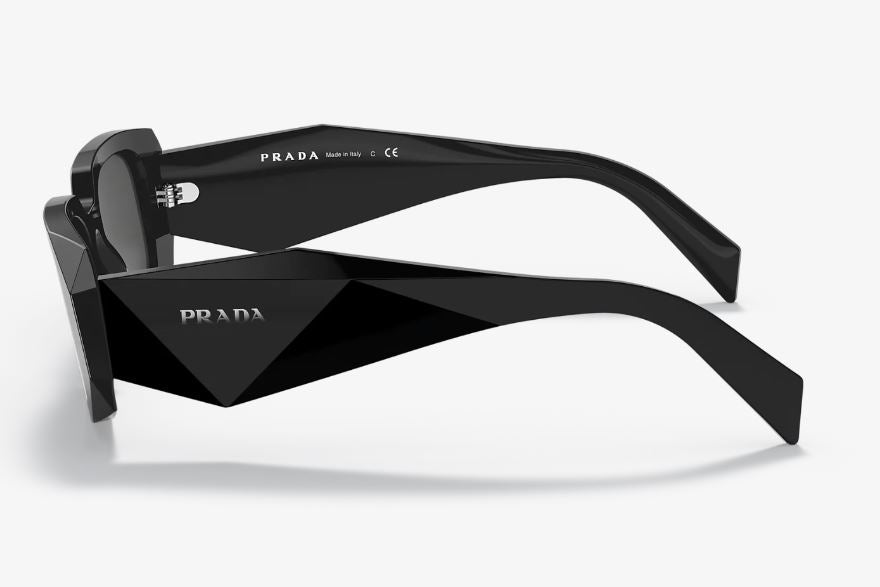 Womens Prada PR17WS Sunglasses Black/Dark Grey