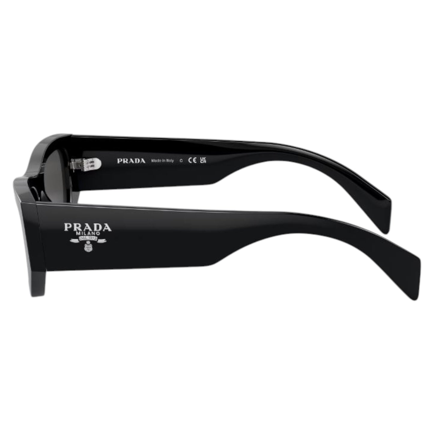 Womens Prada PRA01S Sunglasses Black/Grey