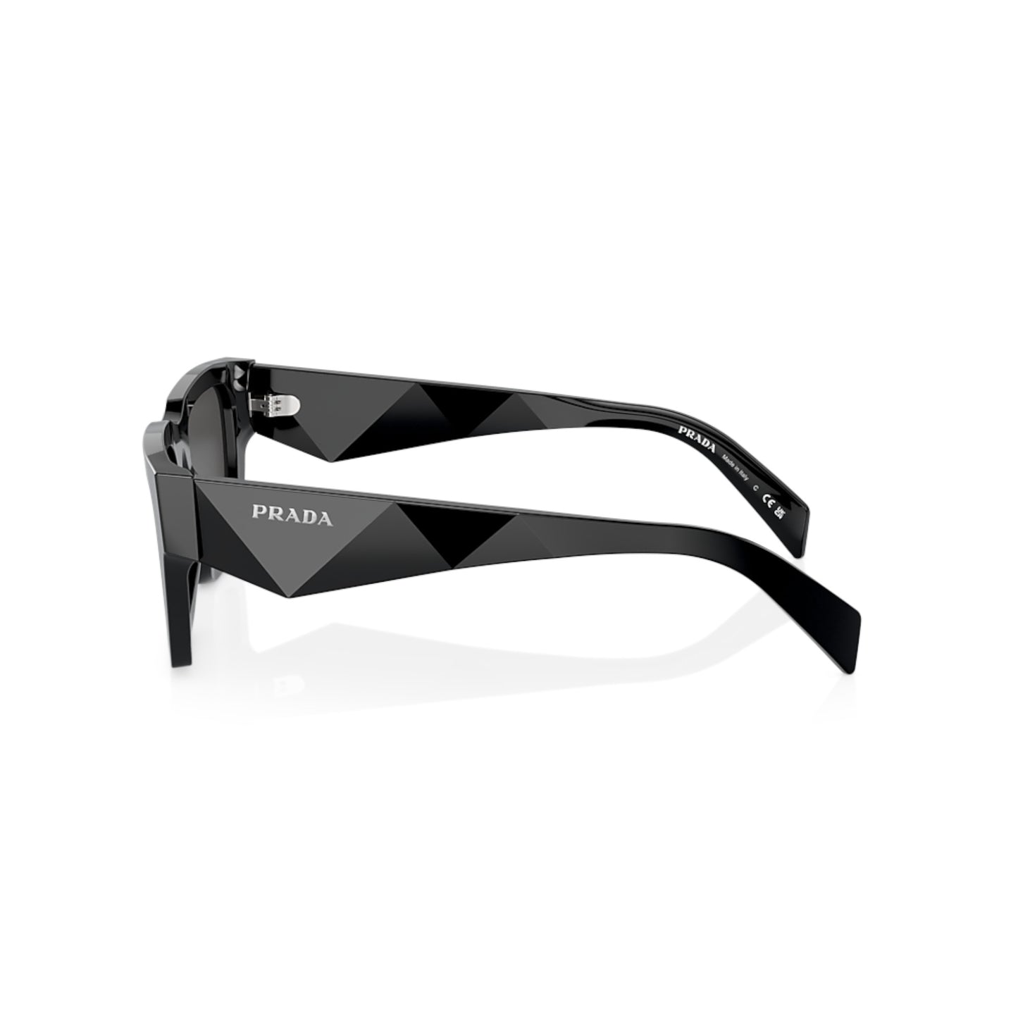 Men Prada Pr A06s 16K08z Black Pillow Dark Grey Sunglasses