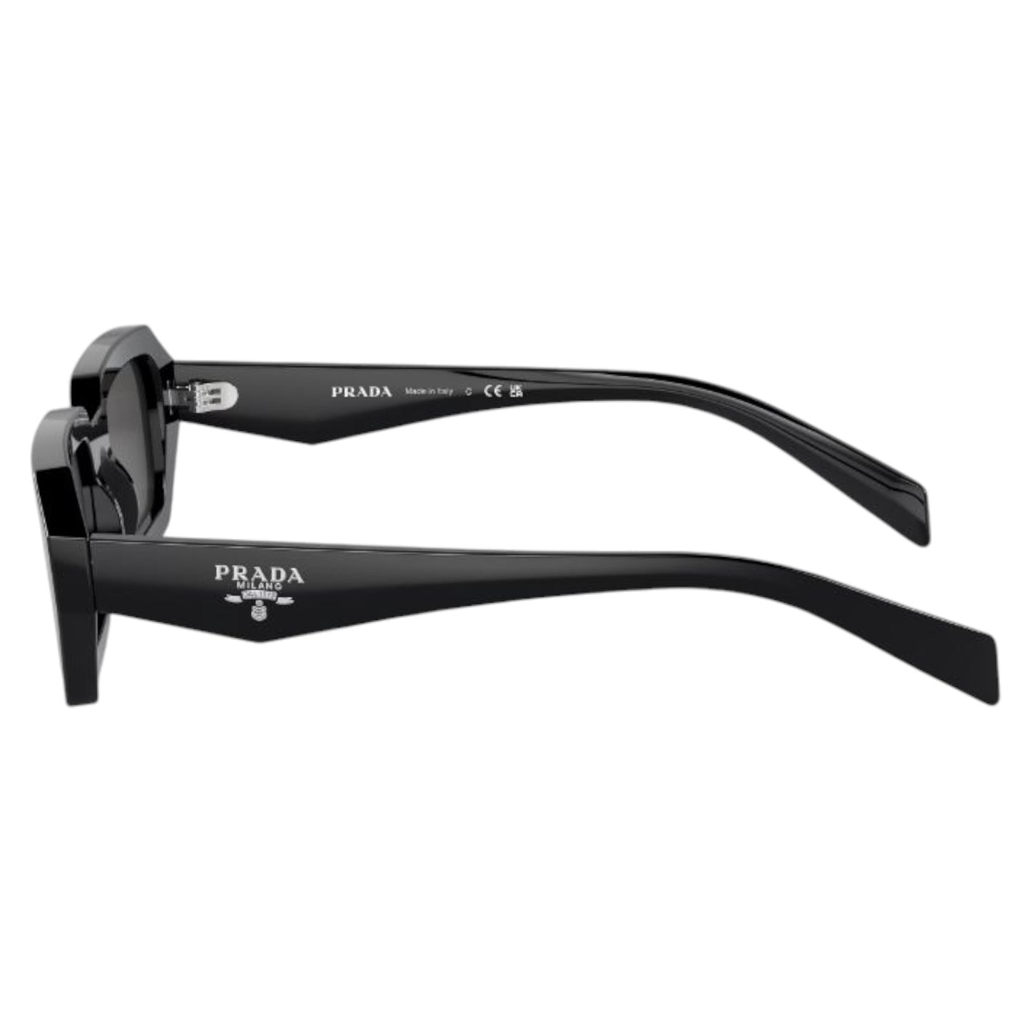 Womens Prada PRA12S Sunglasses Black/Grey