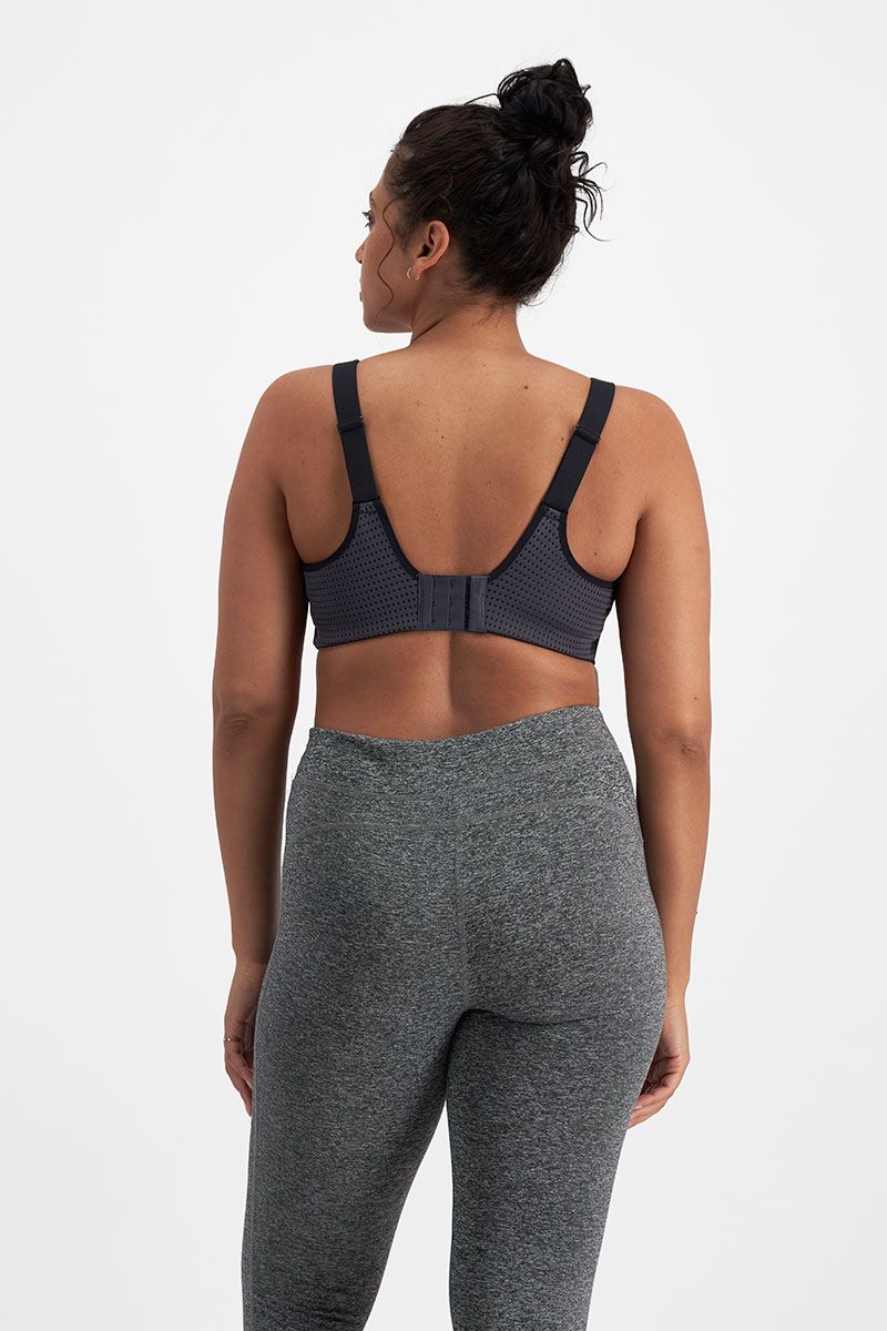 Womens Berlei ProElite Non-Contour Crop Bra Black