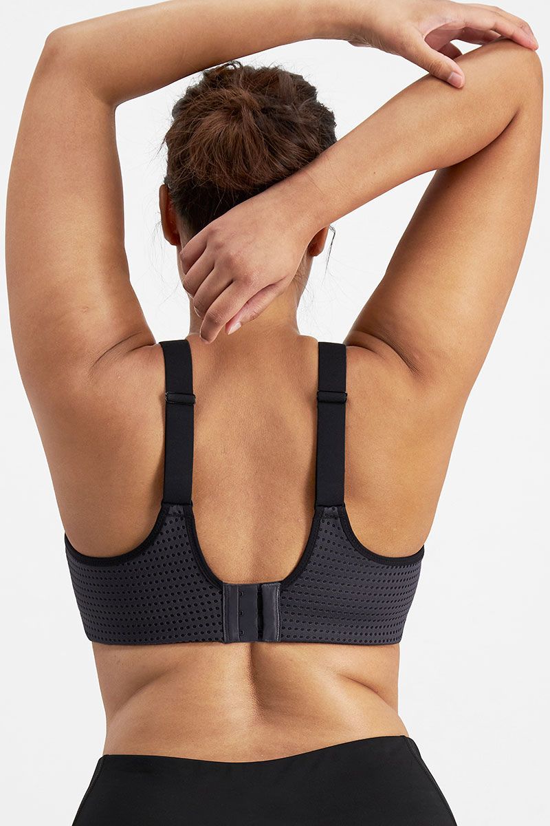 Womens Berlei ProElite Non-Contour Crop Bra Black