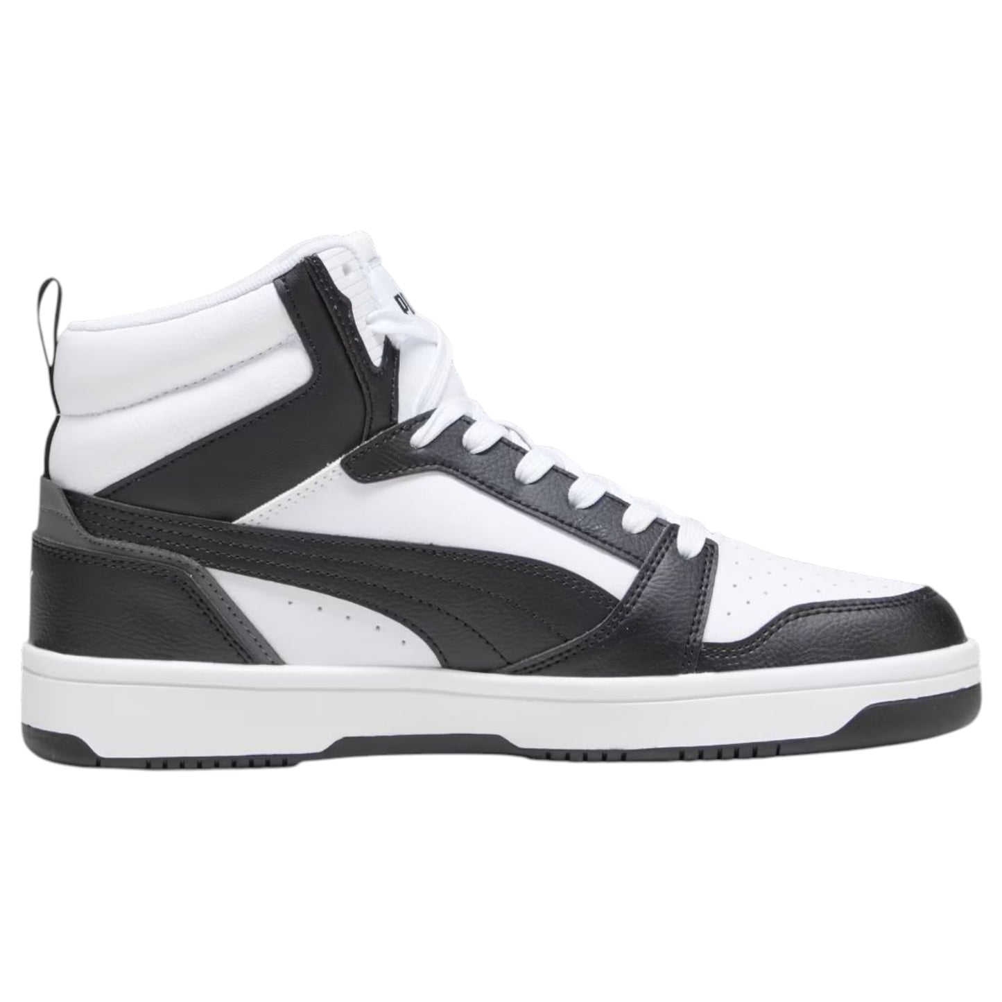 Mens Puma Rebound V6 Shoes White/Black